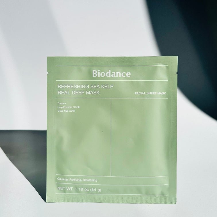 Biodance Refreshing Sea Kelp Real Deep Mask (Green) by Biodance – Sheet Mask