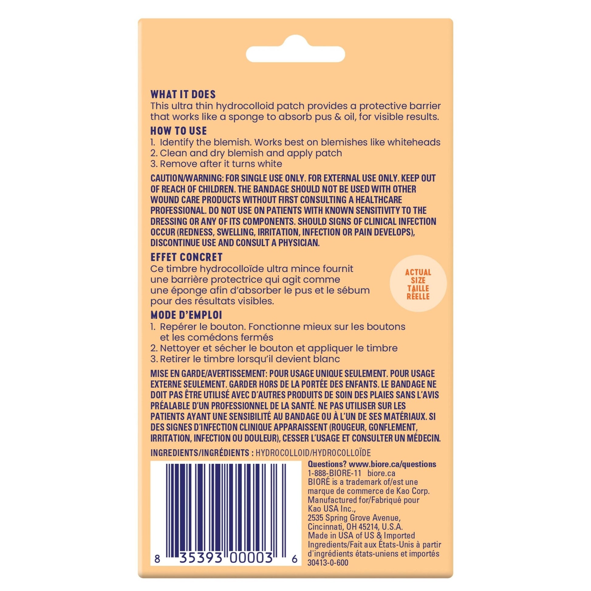 Bioré Day or Night Blemish Patches Value Pack 50pcs by Biore – Pimple Patch