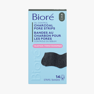 Bioré Deep Cleansing Charcoal Pore Strip Value Pack 14Strips by Biore – Blackhead Strips