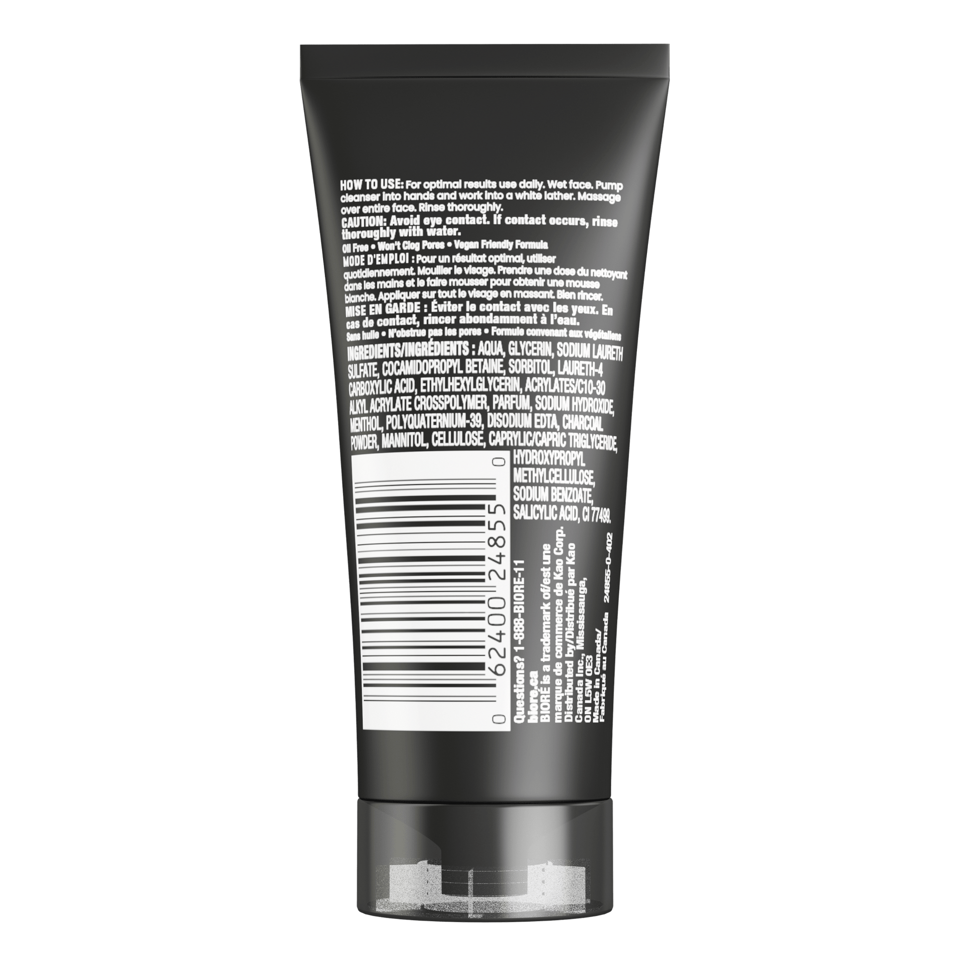 Bioré Deep Pore Charcoal Cleanser Mini 30ml by Biore – Facial Cleanser