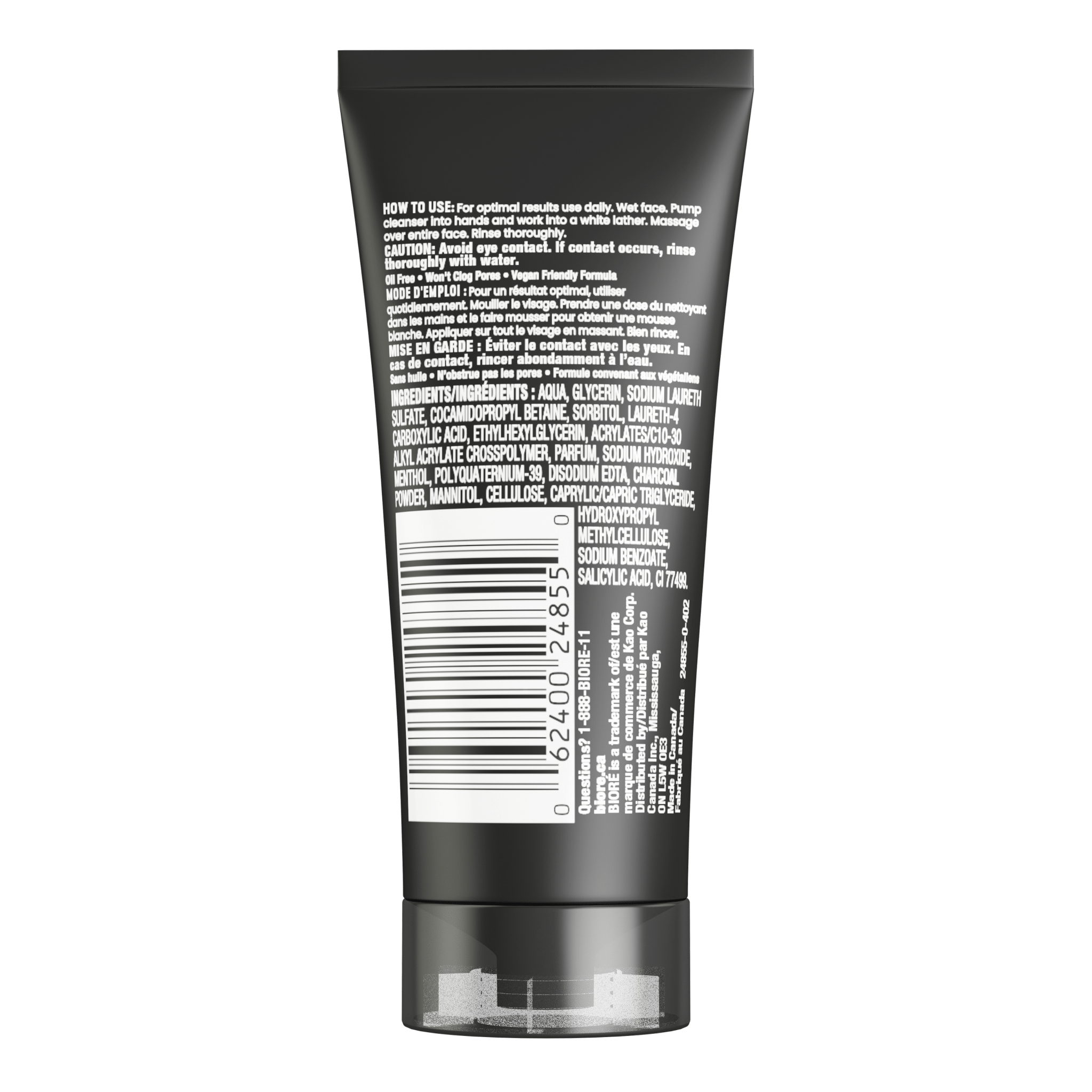 Bioré Deep Pore Charcoal Cleanser Mini 30ml by Biore – Facial Cleanser