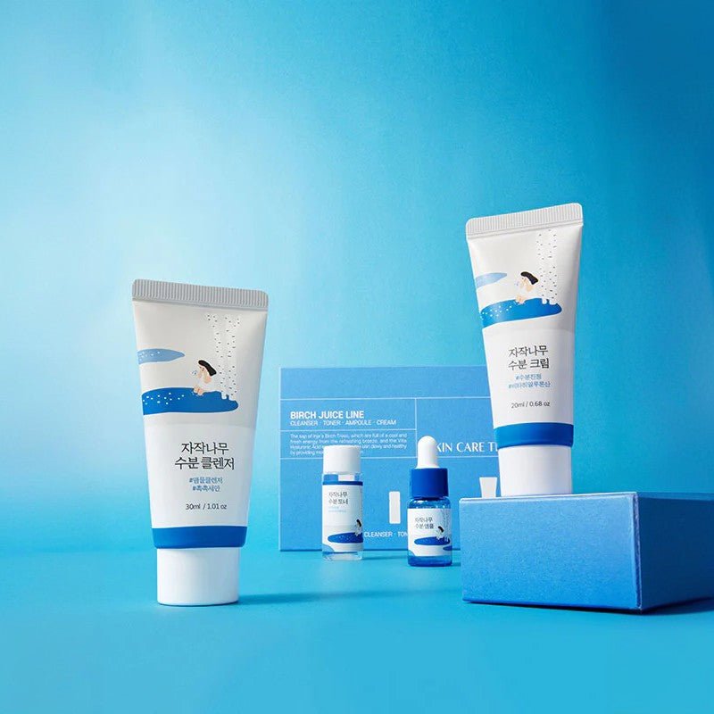 Round Lab Birch Juice Trial Kit (4 Items) by Round Lab – Skincare Set