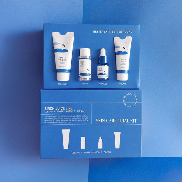 Round Lab Birch Juice Trial Kit (4 Items) | Round Lab Skincare Set