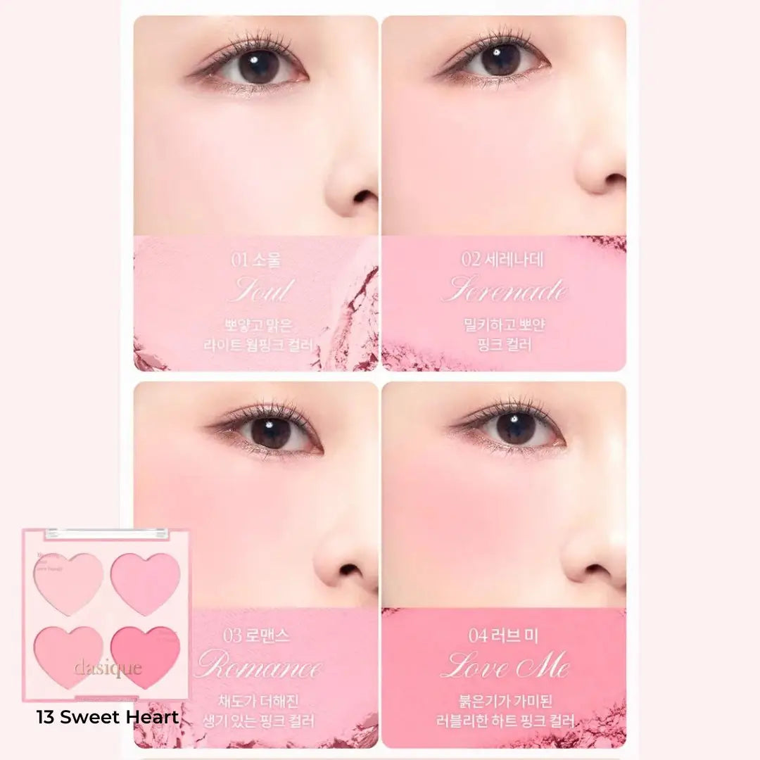 Dasique Blending Mood Cheek Sweet Heart Collection (2 Types) by Dasique – Blush