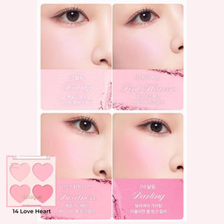 Blending Mood Cheek Sweet Heart Collection (2 Types) - Dasique | Kiokii and...