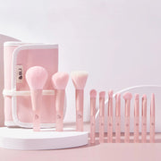 BLJ 11 - Piece Mini Make Up Brush Pouch Set - Travel Set (5 Colors) by BLJ Cosmetics – Brush & Cleaning Tools