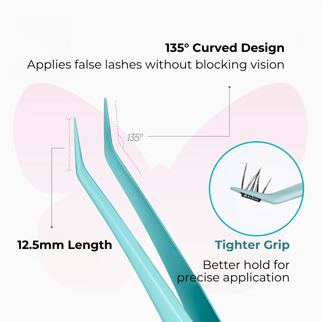BLJ Butterfly Series Eyelashes Crafting Tweezer 1pc by BLJ Cosmetics – Grooming Tools