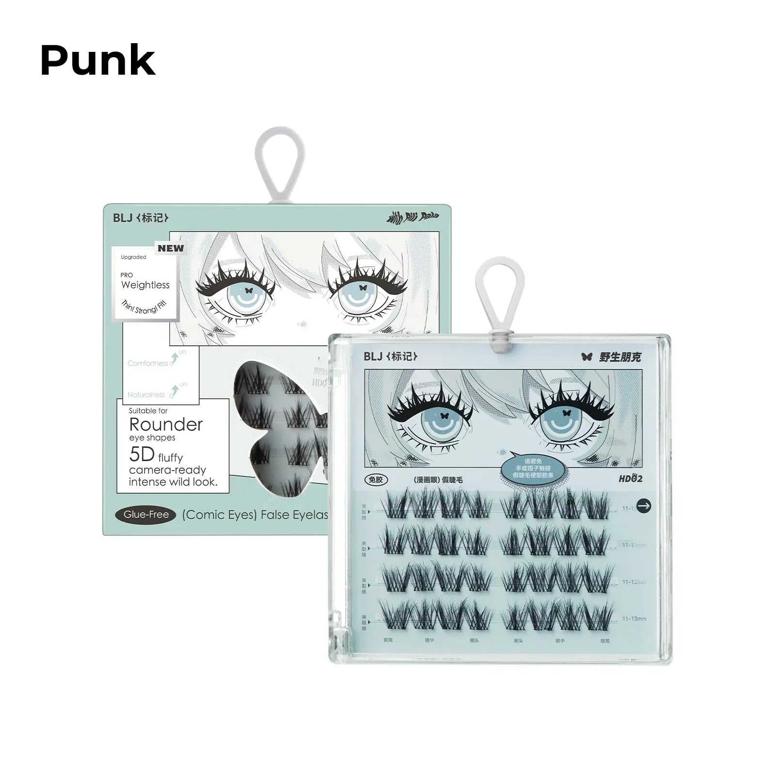 BLJ Comic Eyes Glue - free False Eyelashes (4 Styles) by BLJ Cosmetics – False Lashes