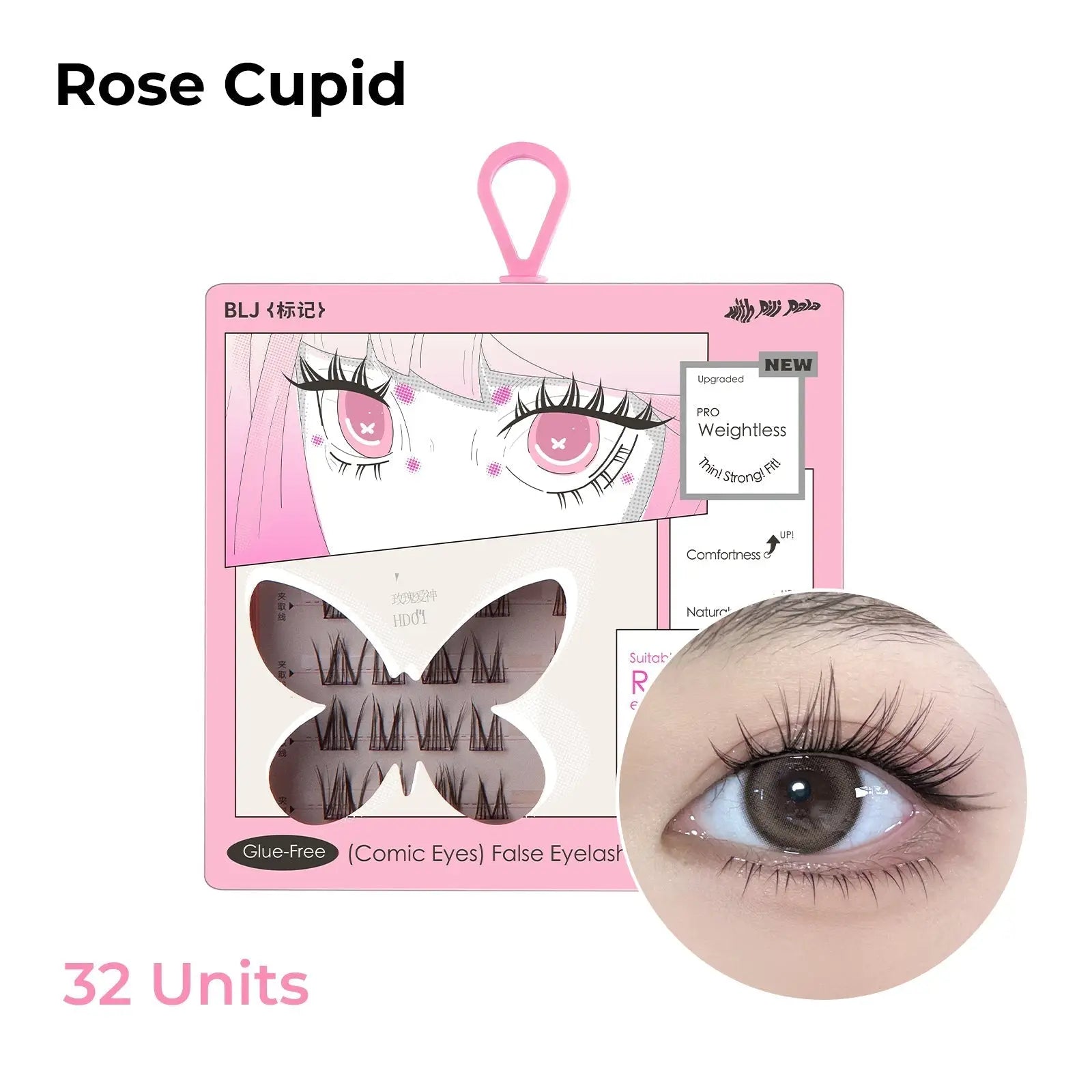 BLJ Comic Eyes Glue - free False Eyelashes (4 Styles) by BLJ Cosmetics – False Lashes