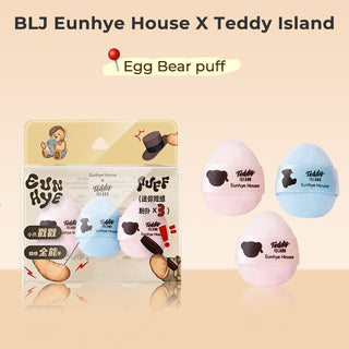 BLJ Eunhye House X Teddy Island Puff (8 Styles) by BLJ Cosmetics – Foundation Tools photo