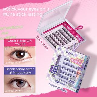 BLJ Flat Glue Free False Eyelashes Png 01 Guima Girl by BLJ Cosmetics – False Lashes photo