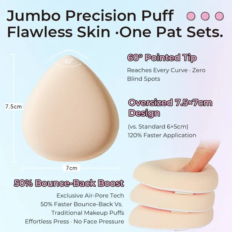 BLJ Laboratory Series Co - branded Make Up Puff Set 2pcs by BLJ Cosmetics – Foundation Tools