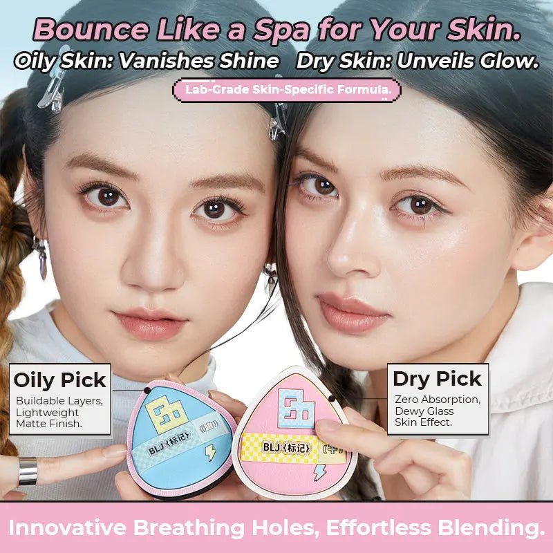 BLJ Laboratory Series Co - branded Make Up Puff Set 2pcs by BLJ Cosmetics – Foundation Tools
