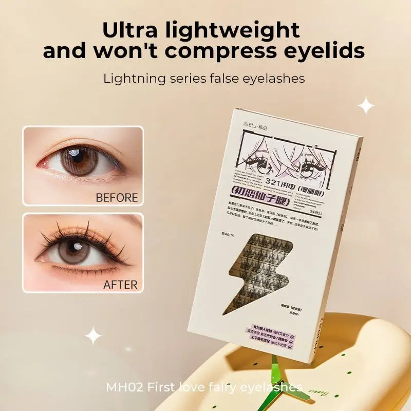 BLJ Lightning Manga Eyelashes - MH02 First Love Fairy Lashes by BLJ Cosmetics – False Lashes