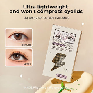 BLJ Lightning Manga Eyelashes - MH02 First Love Fairy Lashes - BLJ Cosmetics | Kiokii and...