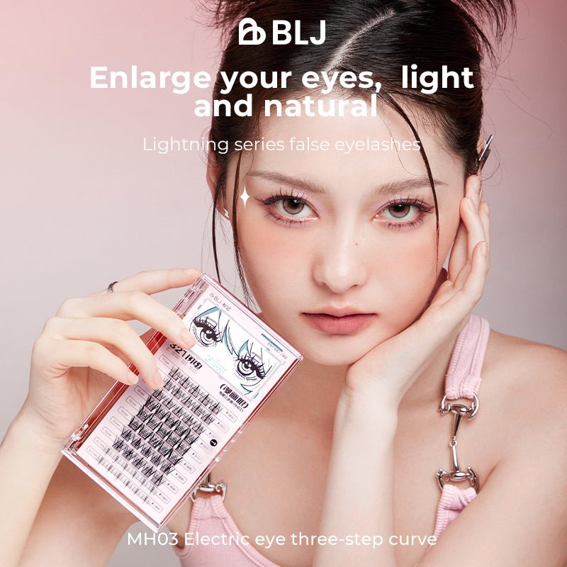 BLJ Lightning Manga Eyelashes (Upper+Lower) - MH03 ELECTRIC INTENSITY by BLJ Cosmetics – False Lashes