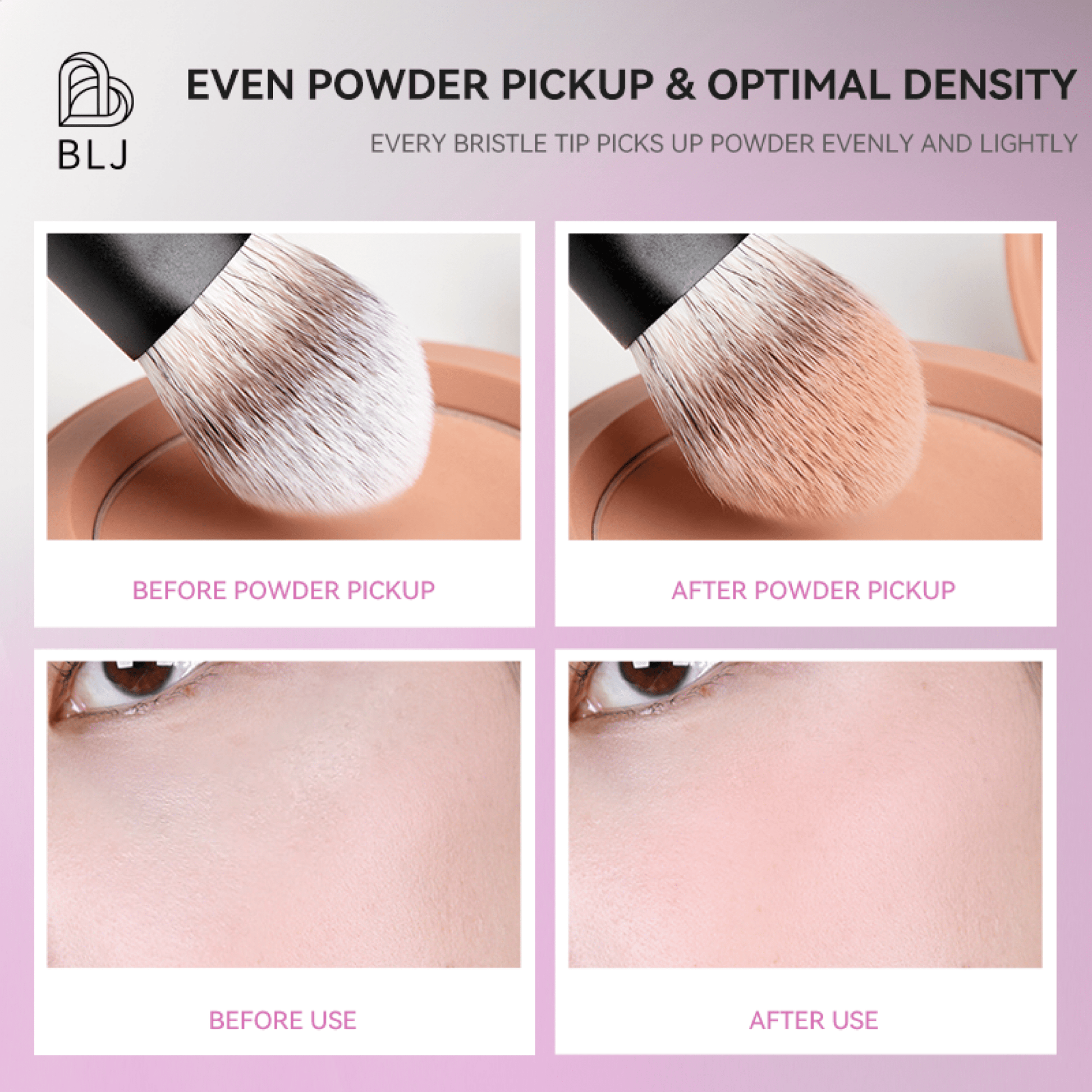 BLJ Lightning Series Ace Blush Brush 1pc by BLJ Cosmetics – Brush & Cleaning Tools