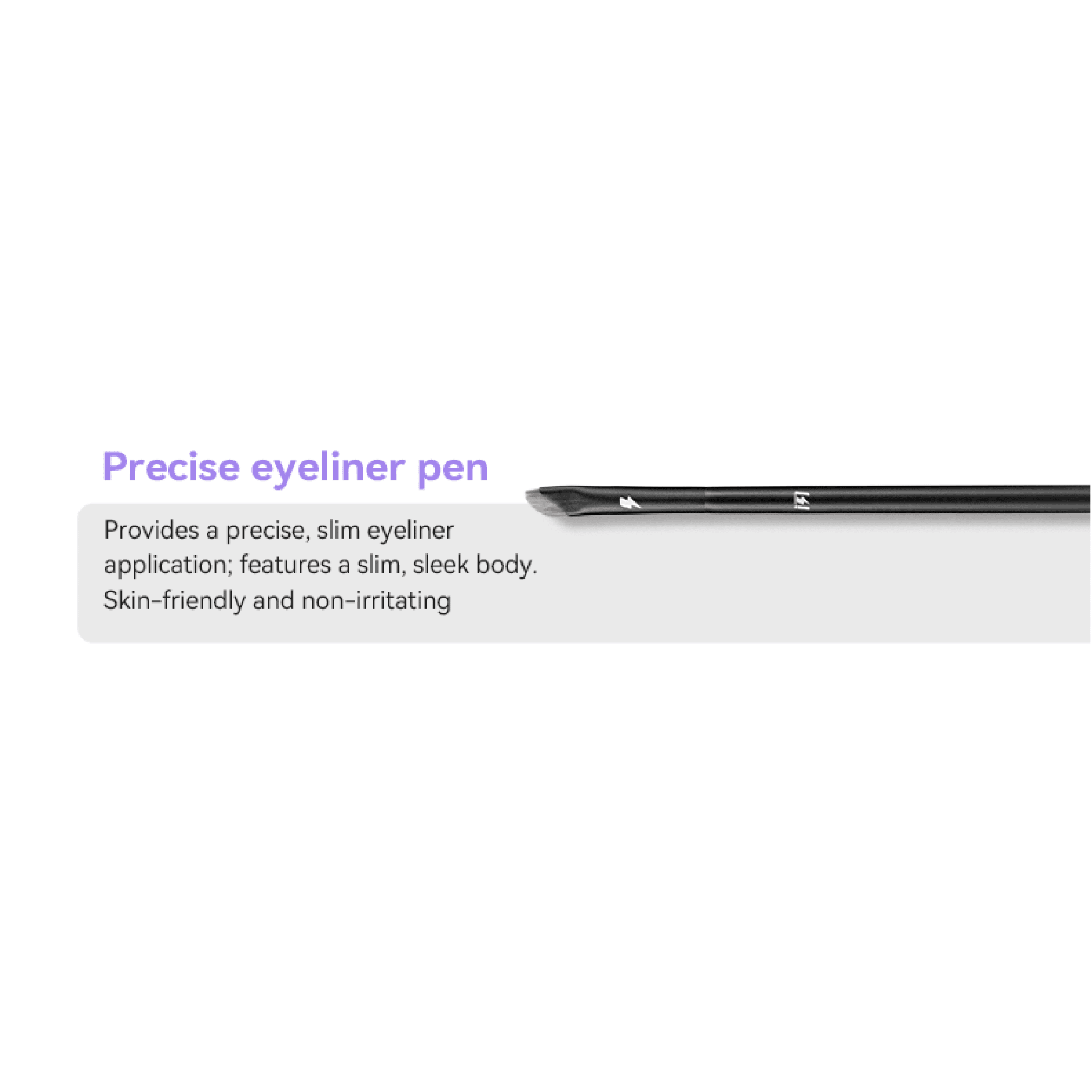 BLJ Lightning Series Angle Eyeliner Brush 1pc by BLJ Cosmetics – Brush & Cleaning Tools