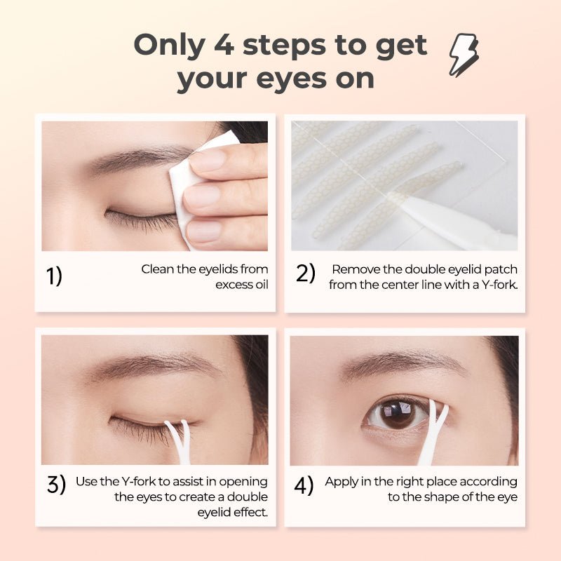 BLJ lightning Series Double Eyelid Tape (4 Sizes) by BLJ Cosmetics – Eyelid Tape