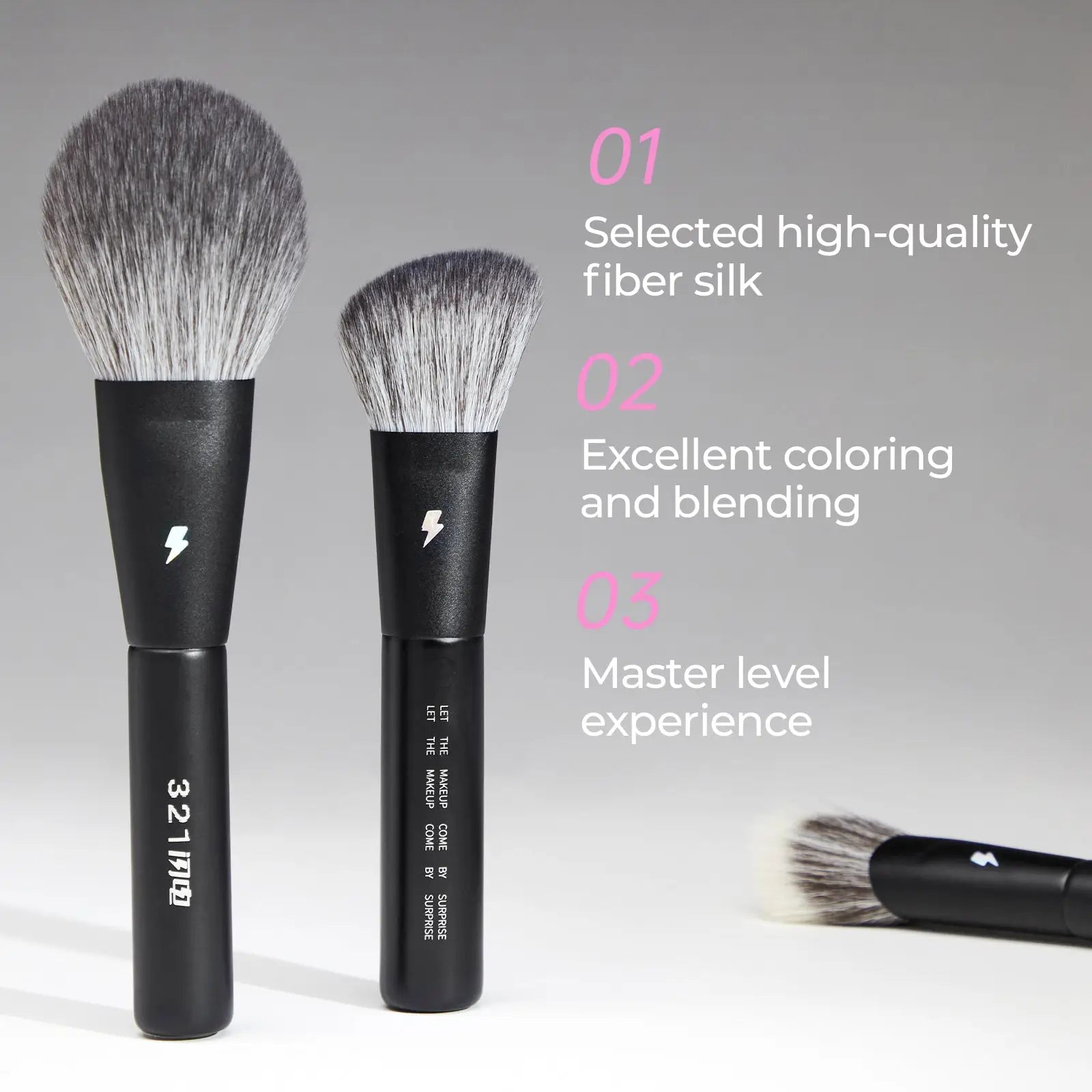 BLJ Lightning Series Makeup Brush Set (12pcs) by BLJ Cosmetics – Brush & Cleaning Tools