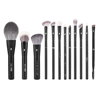 BLJ Lightning Series Makeup Brush Set (12pcs) - BLJ Cosmetics | Kiokii and...