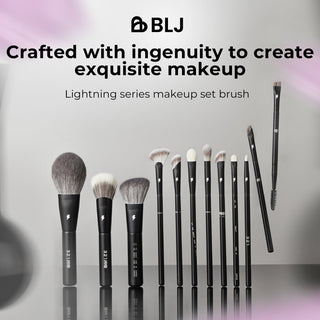 BLJ Lightning Series Makeup Brush Set (12pcs) - BLJ Cosmetics | Kiokii and...