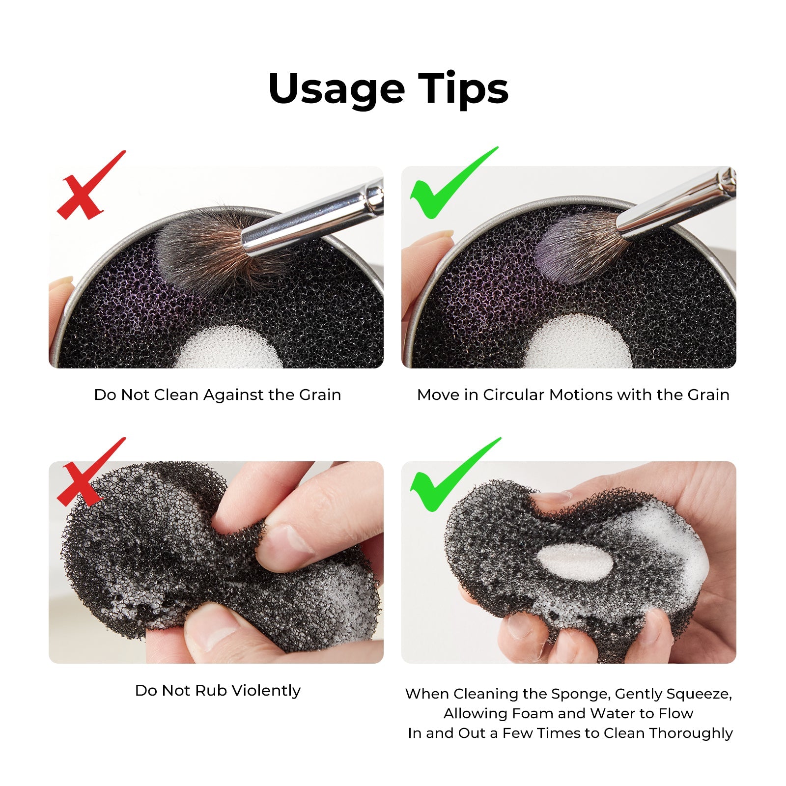 BLJ lightning Series Powder - Absorbing Brush Cleansing Box by BLJ Cosmetics – Brush & Cleaning Tools