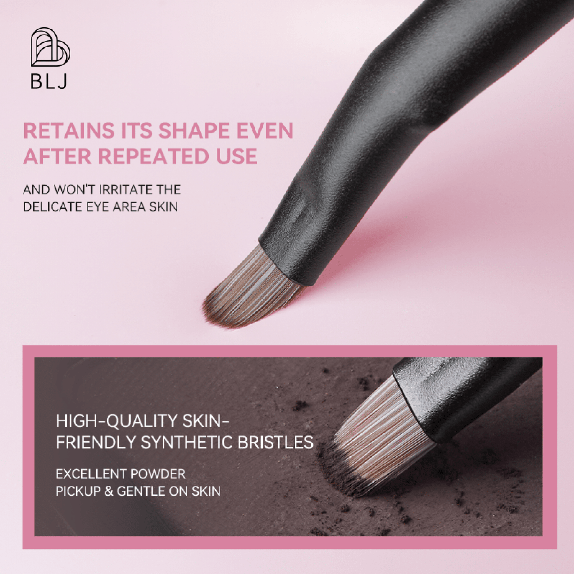 BLJ Lightning Series Precise Angle Eyeliner Brush 1Pc by BLJ Cosmetics – Brush & Cleaning Tools