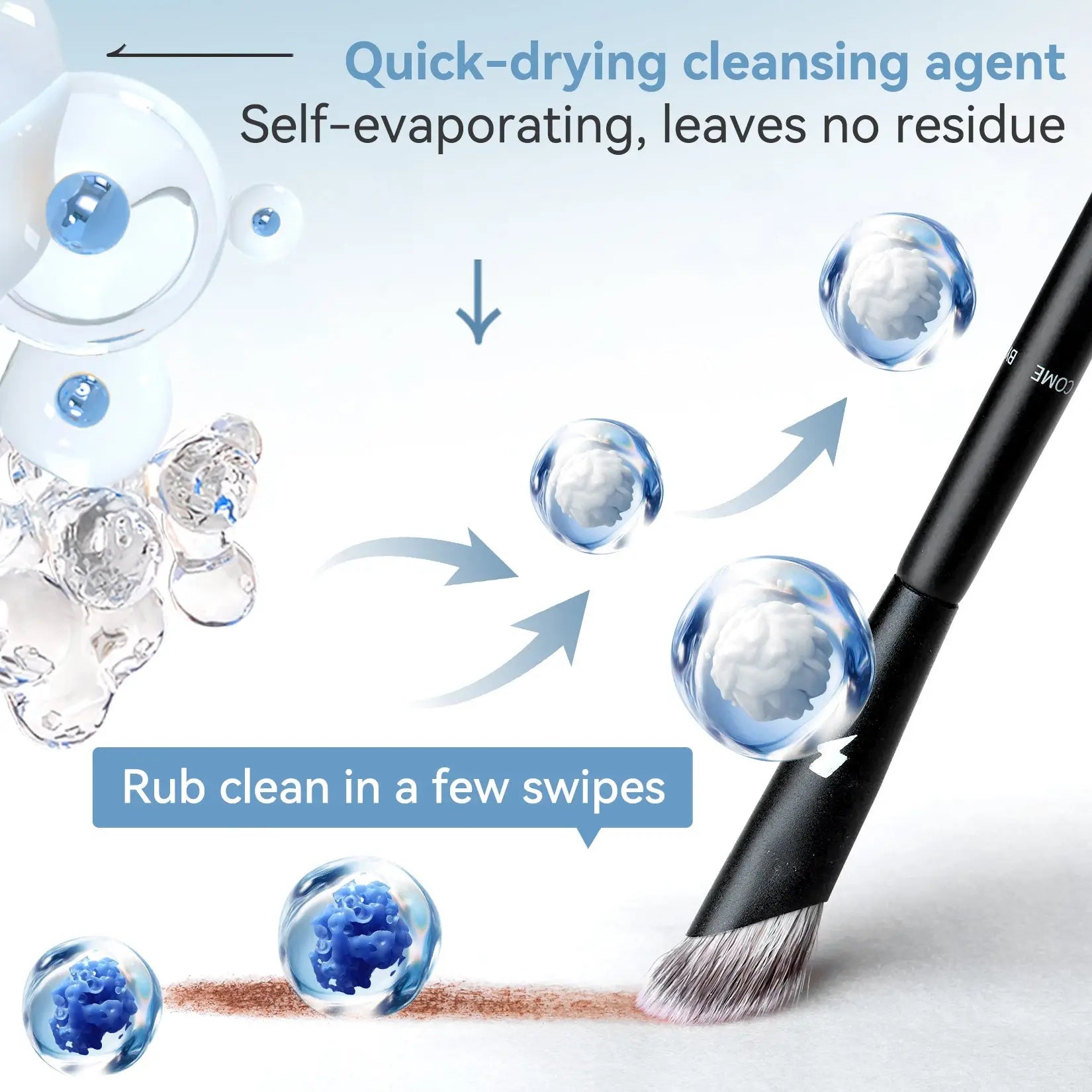 BLJ Lightning Series Rinseless Brush Cleansing Spray (Quick - dry) by BLJ Cosmetics – Brush & Cleaning Tools