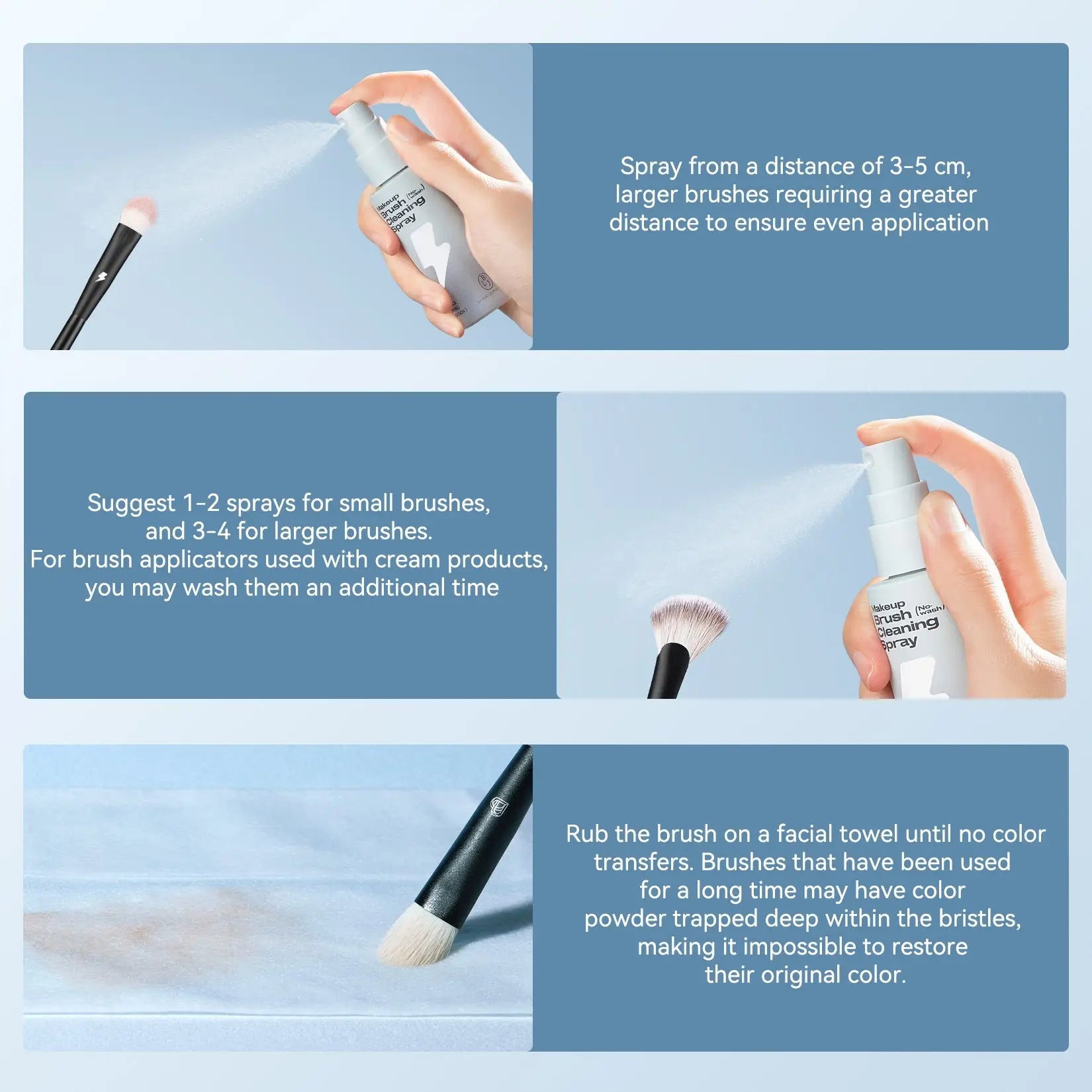 BLJ Lightning Series Rinseless Brush Cleansing Spray (Quick - dry) by BLJ Cosmetics – Brush & Cleaning Tools