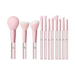 BLJ Semi Sugar Peach Make Up Brush Gift Box 11pcs - BLJ Cosmetics | Kiokii and...