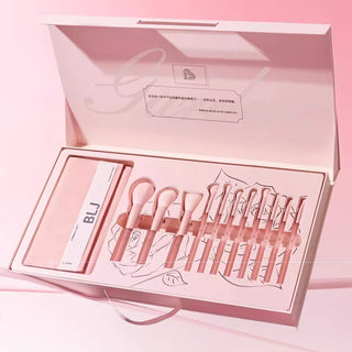 BLJ Semi Sugar Peach Make Up Brush Gift Box 11pcs - BLJ Cosmetics | Kiokii and...