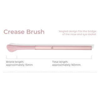 BLJ Semi Sweet Peach Shaped Scythe Like Nose Shadow Brush 1pc by BLJ Cosmetics – Brush & Cleaning Tools