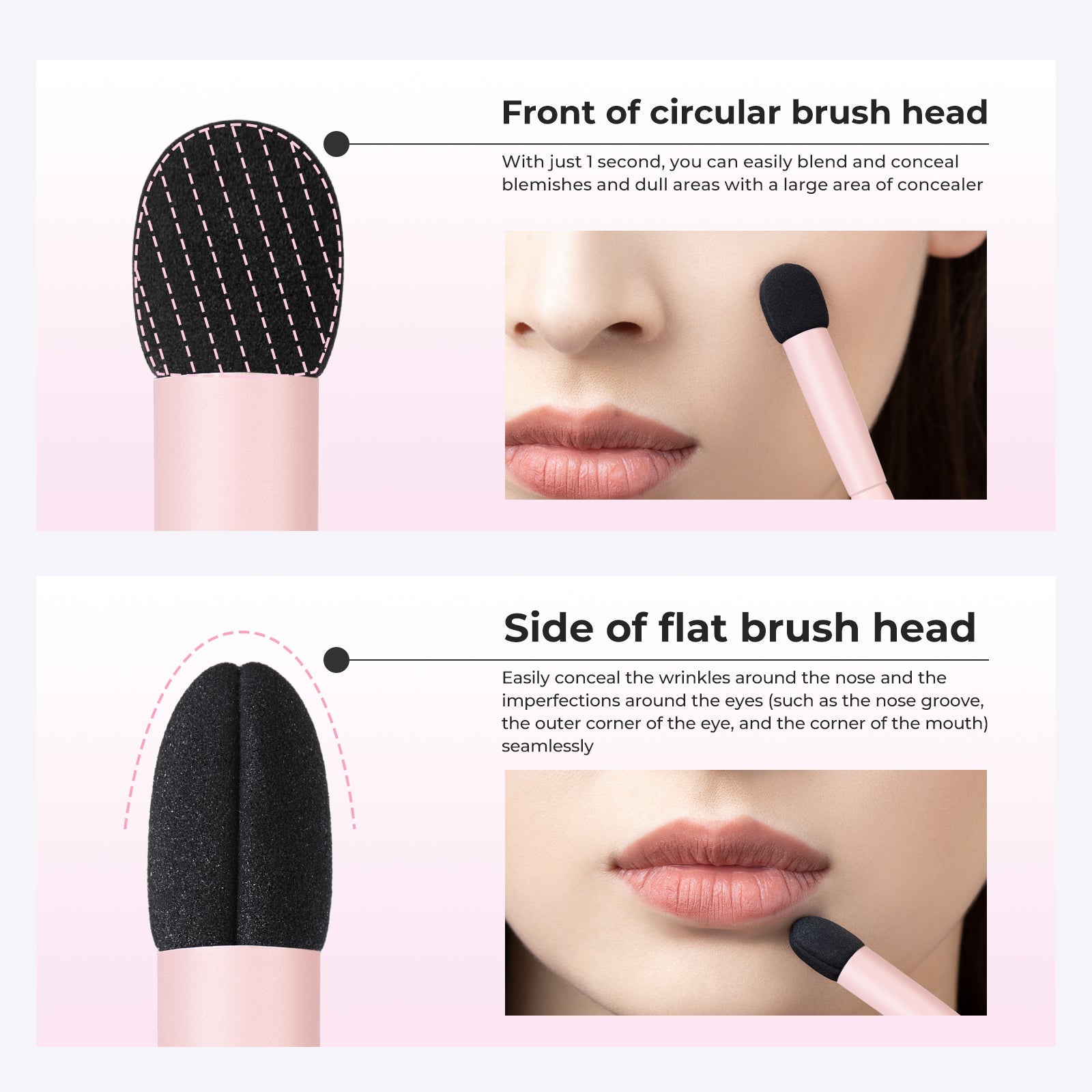 BLJ Semi Sweet Peach Sponge Concealer Stick 1pc by BLJ Cosmetics – Foundation Tools