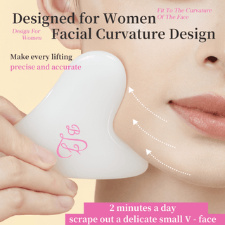 BLJ V - Face Lifting Gua Sha Board 1pc by BLJ Cosmetics – Skin Care Tool