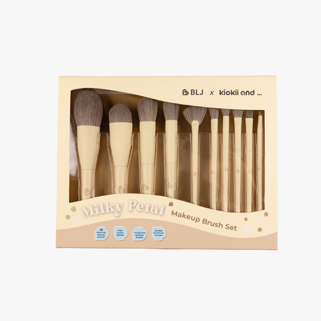 BLJ Vanilla Coconut 10 Makeup Brushes by BLJ Cosmetics – Brush & Cleaning Tools