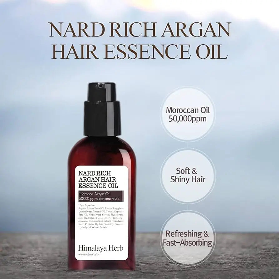 BOUQUET GARNI Nard Rich Argan Hair Essence Oil 100ml by Bouquet Garni – Hair Oil & Serum