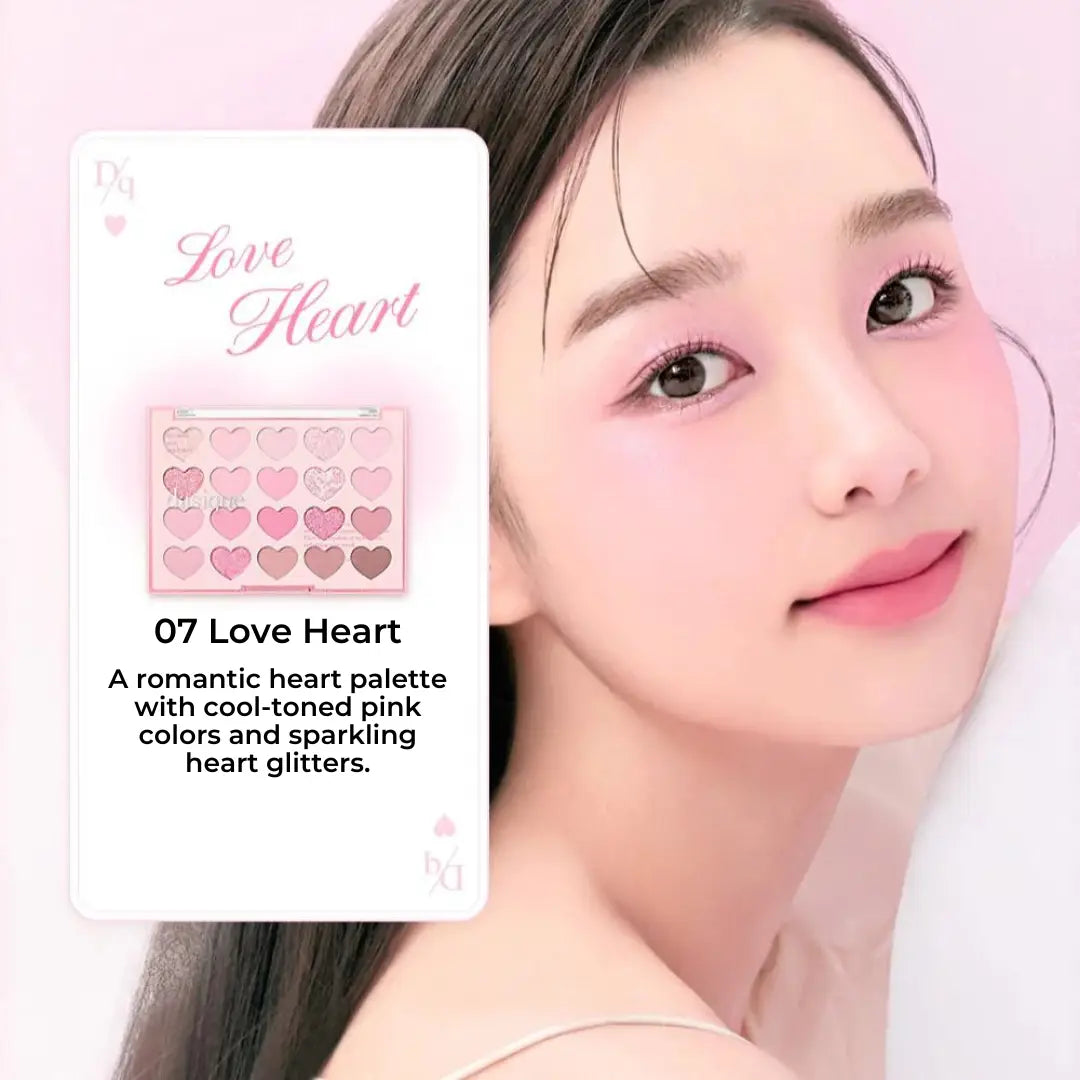 Dasique Mood Shadow Palette Sweet Heart Collection (2 Types) by Dasique – Eye Shadow