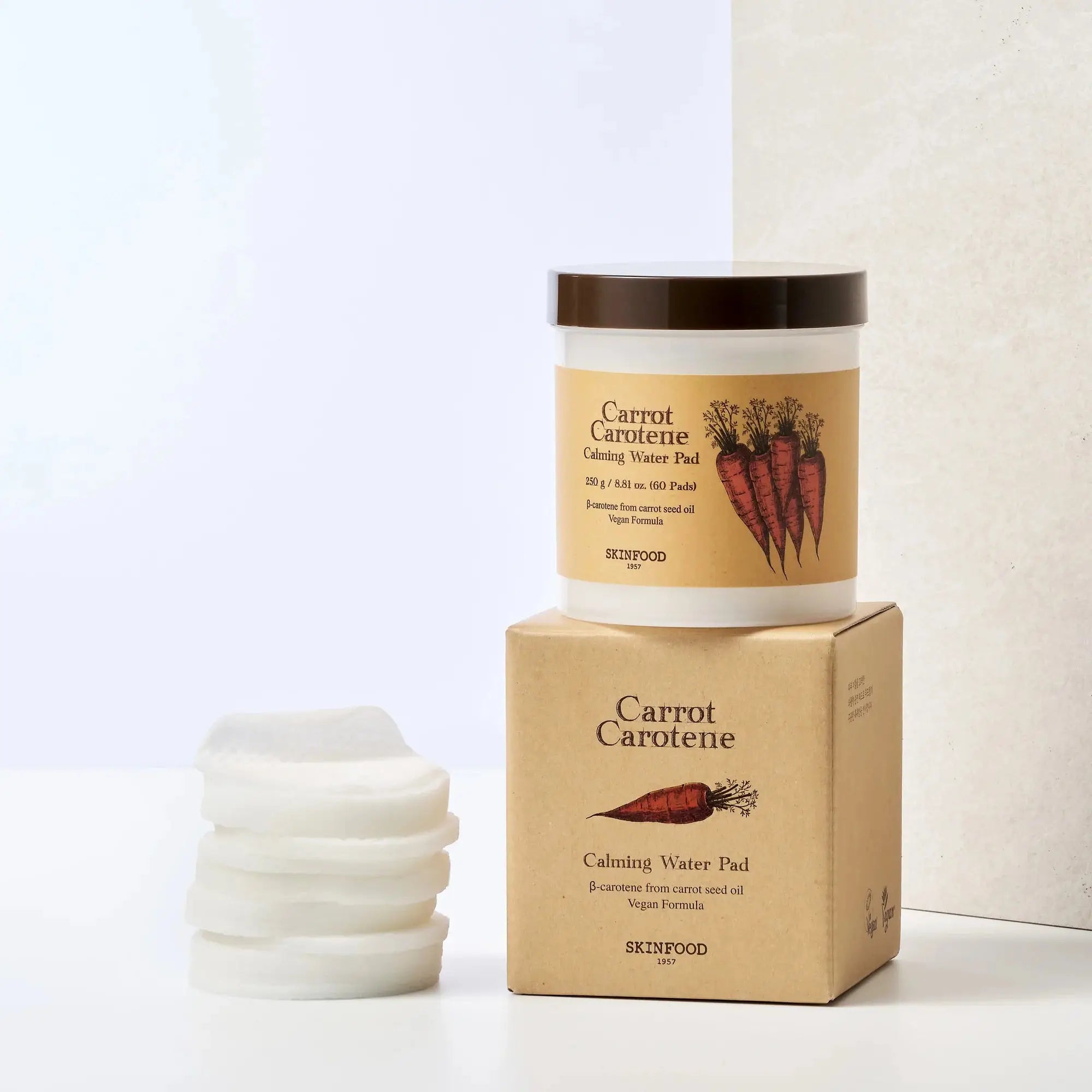 Skinfood Carrot Carotene Calming Water Pad by Skinfood – Toner Pads