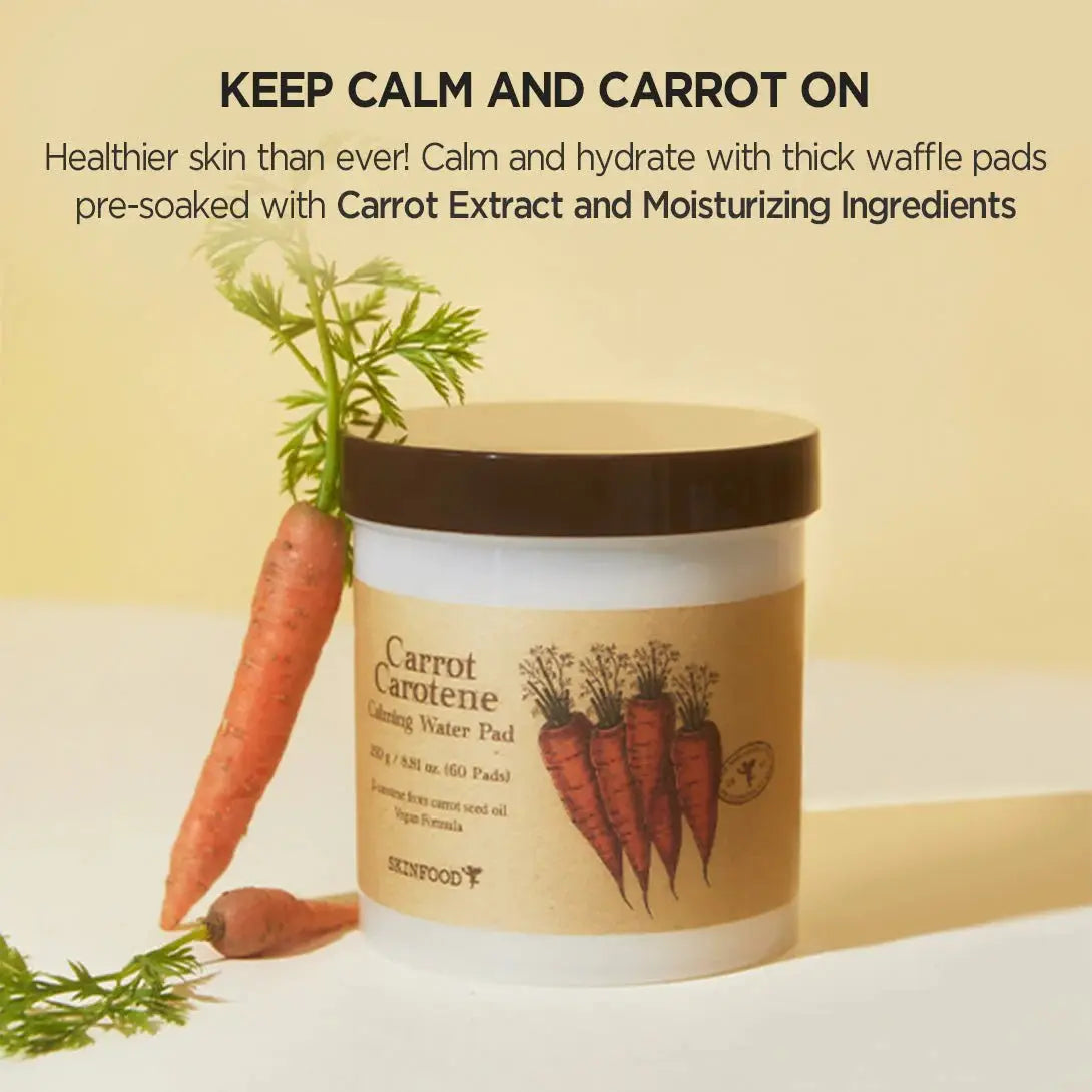 Skinfood Carrot Carotene Calming Water Pad by Skinfood – Toner Pads