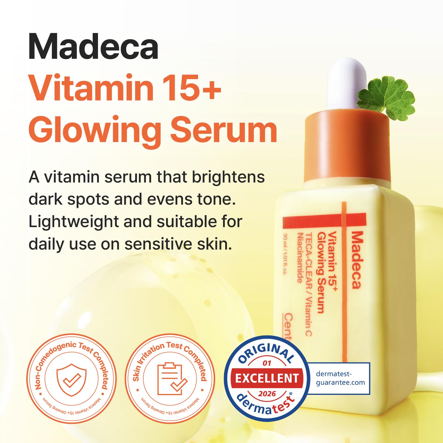 Centellian24 Madeca Vitamin 15+ Glowing Serum 30ml by Centellian24 – Serum & Ampoule