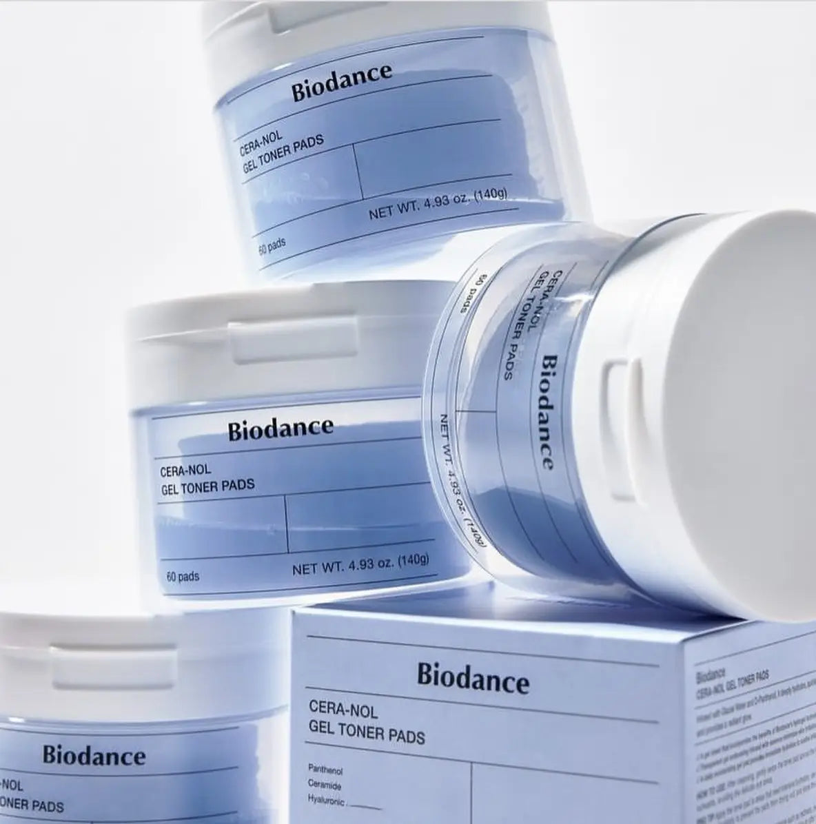 Biodance Cera - nol Gel Toner Pads 60pcs by Biodance – Toner Pads
