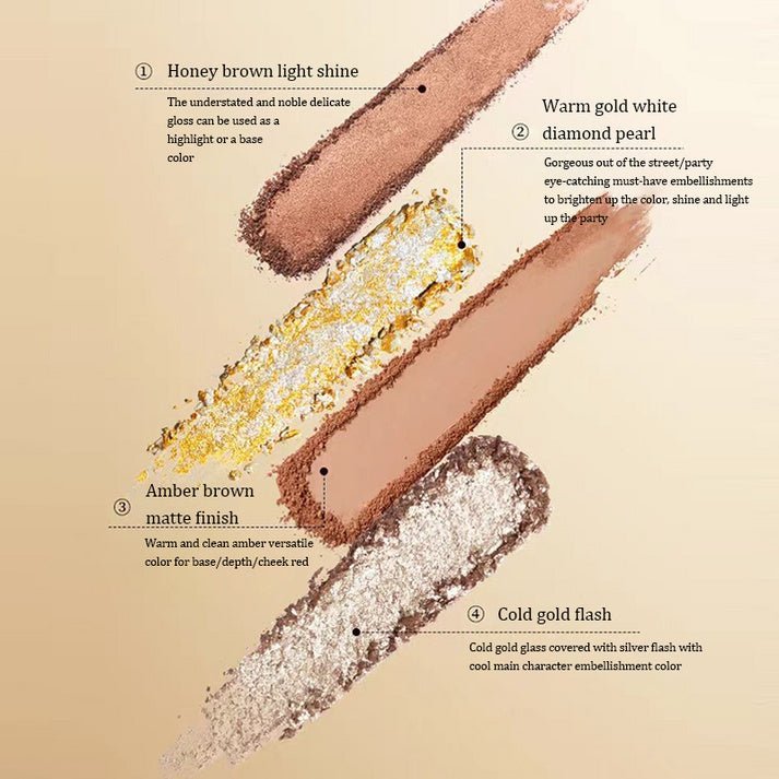 chéeryep 16-Color Natural Star Eye Shadow Palette by chéeryep – Eye Shadow