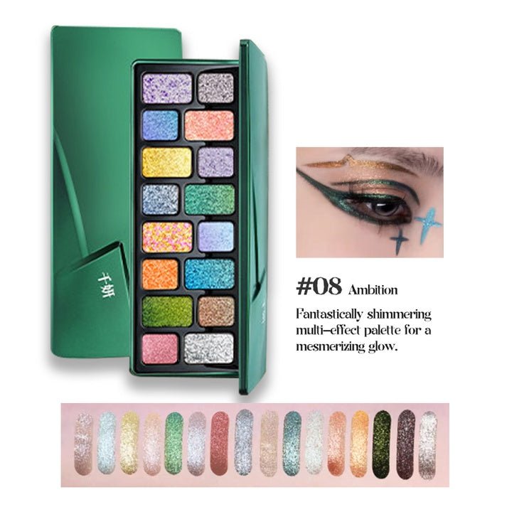 chéeryep 16-Color Natural Star Eye Shadow Palette by chéeryep – Eye Shadow