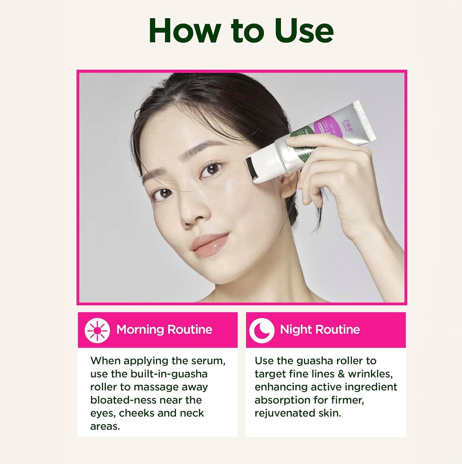 CKD Retino Collagen Small Molecule 300 Guasha Lifting Serum 40ml by CKD – Serum & Ampoule