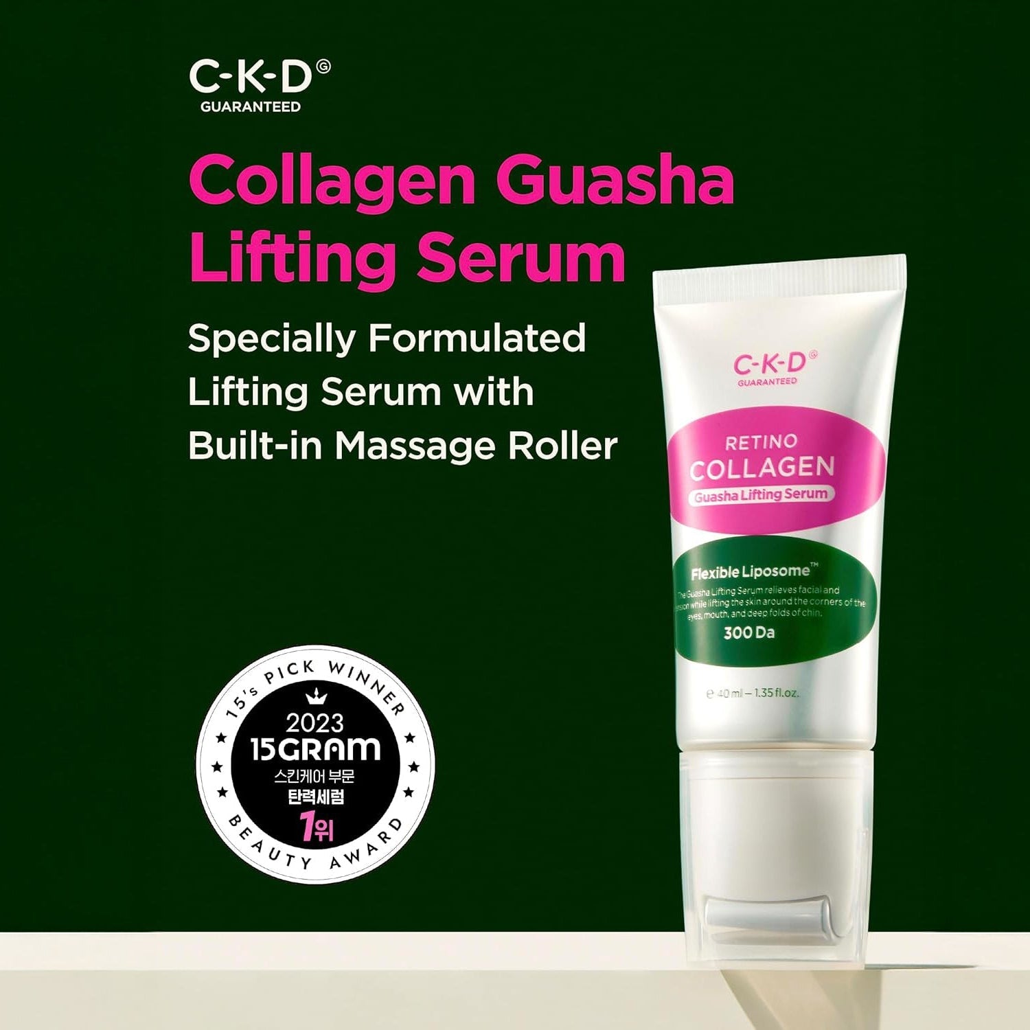 CKD Retino Collagen Small Molecule 300 Guasha Lifting Serum 40ml by CKD – Serum & Ampoule