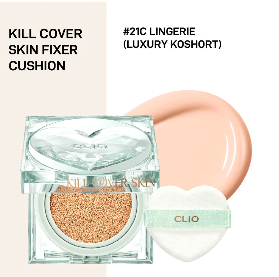 Clio Kill Cover Skin Fixer Cushion - Luxury Koshort Edition (3 Shades) by Clio – Foundation & Cushion