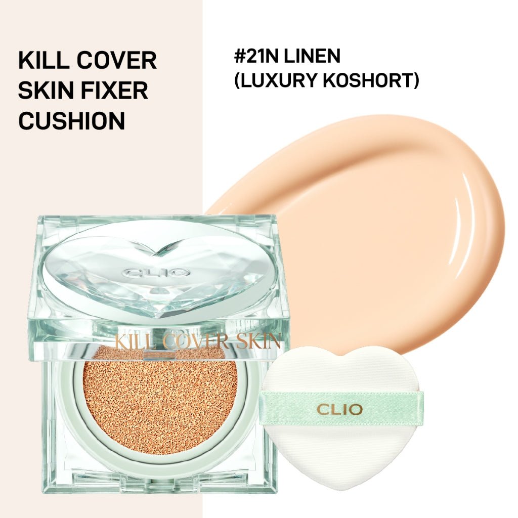 Clio Kill Cover Skin Fixer Cushion - Luxury Koshort Edition (3 Shades) by Clio – Foundation & Cushion