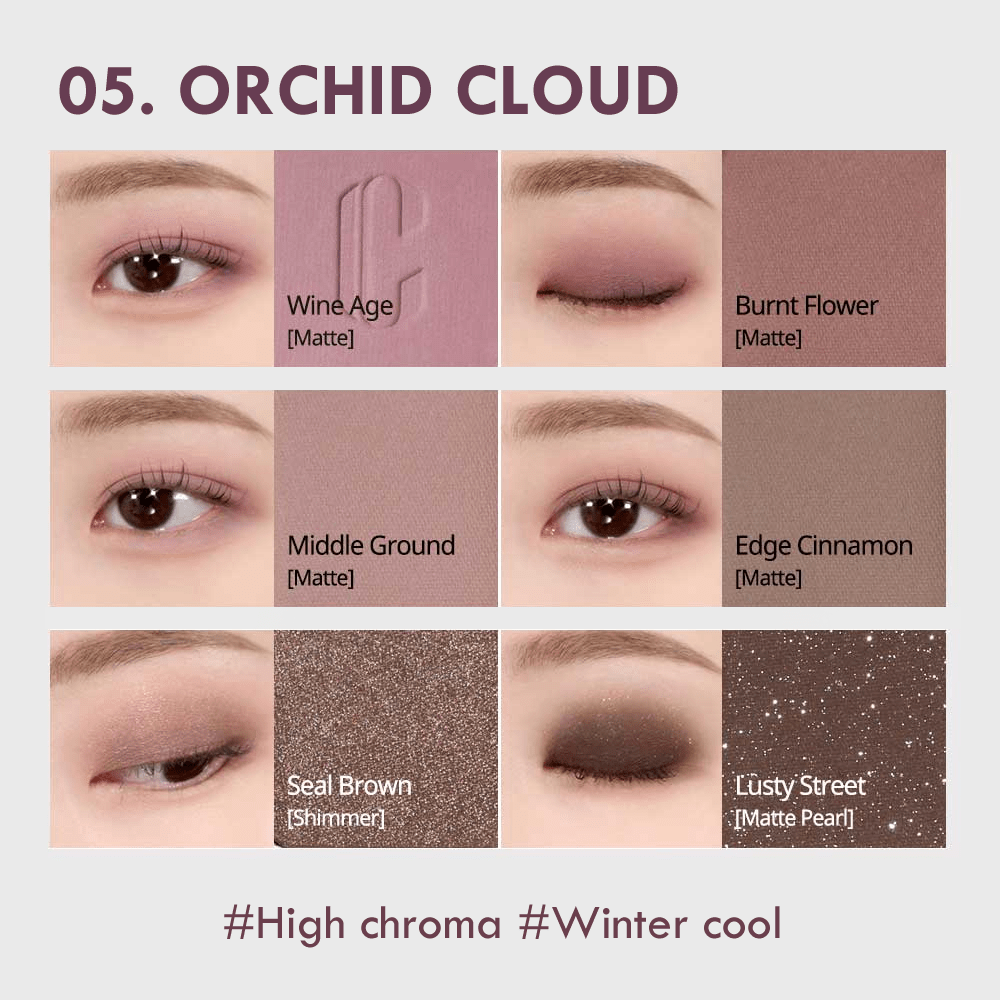 CLIO Pro Eye Palette Air 05 Orchid Cloud by Clio – Eye Shadow