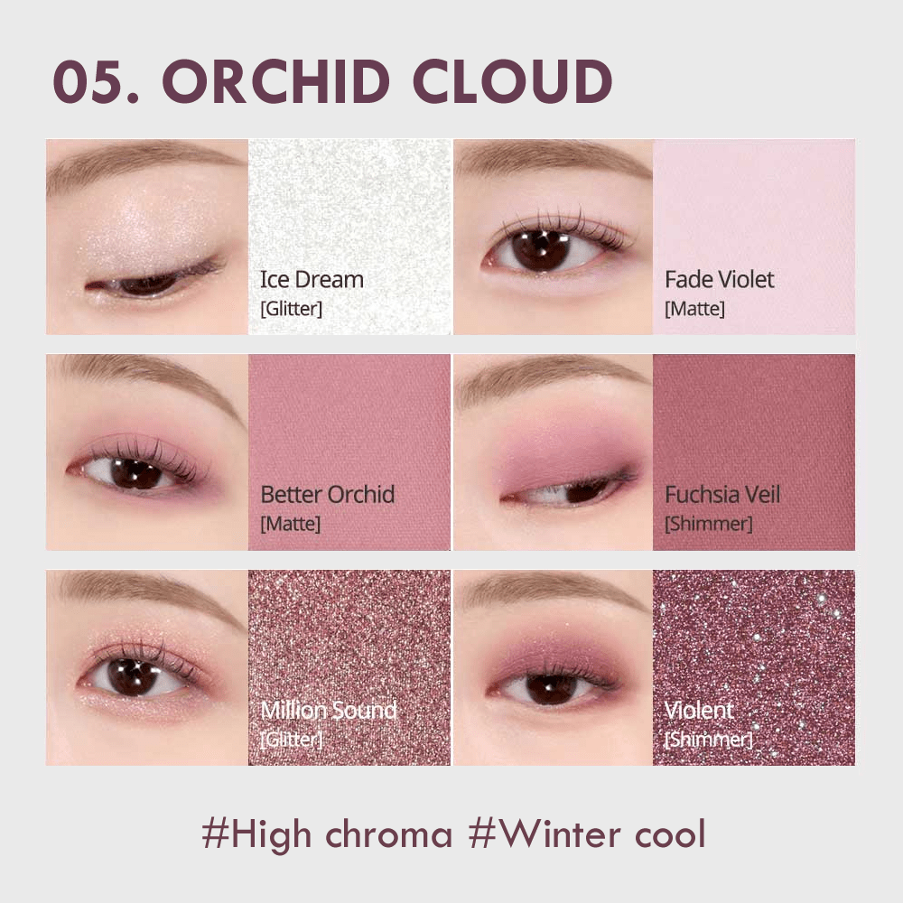 CLIO Pro Eye Palette Air 05 Orchid Cloud by Clio – Eye Shadow